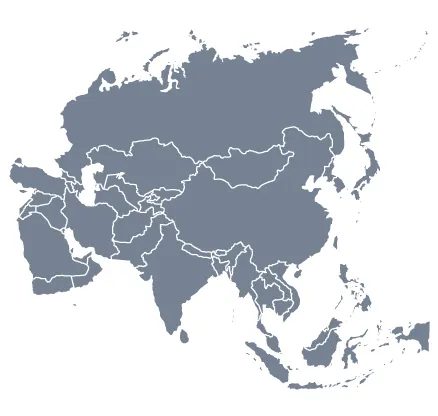 Map of Asia