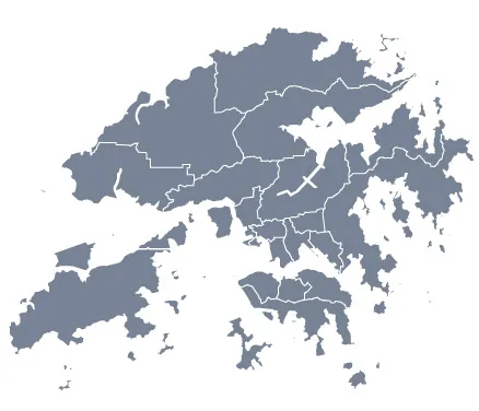 Map of Hong Kong